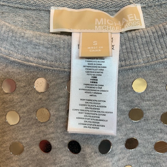 MICHAEL Michael Kors cropped detailed sweatshirt - Picture 3 of 8